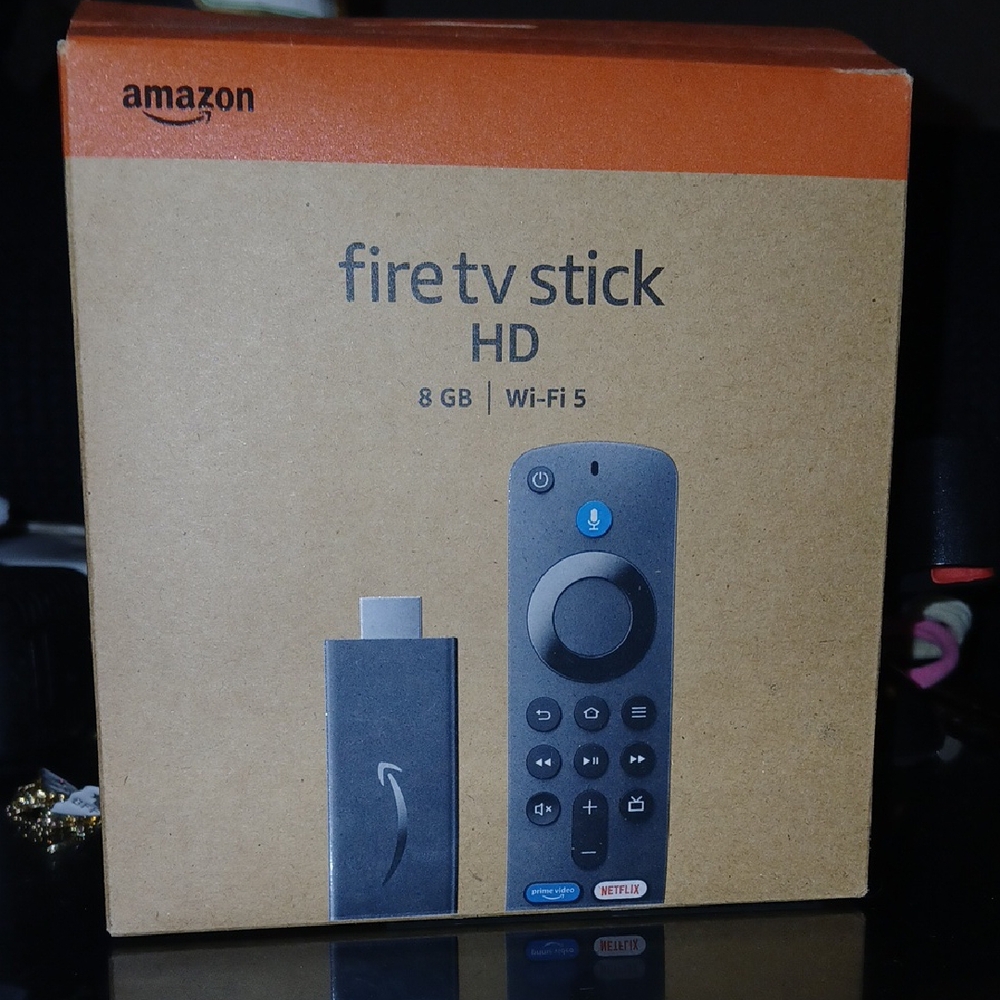 Amazon Fire TV Stick HD with Remote - Black and Brown